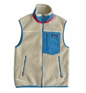 2010 パタゴニア patagonia フリース クラシックレトロX ベスト M's Classic RETRO-X VEST 23046F0 NLA アラスカブルー XS [ta-0853]