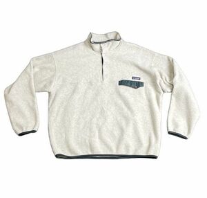 90's 1997 米国製 パタゴニア patagonia シンチラ スナップT Snap-T フリース 25450 F97 オートミール ナチュラル XL [ta-0848]