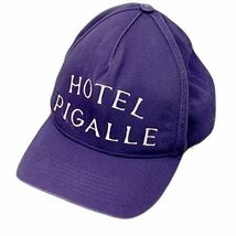 MADE IN USA 帽子 HOTEL PIGALLE CAP ホテル ピガール キャップ パープル スナップバック [l-0595]_画像1