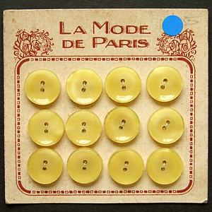 フランス アンティーク ボタンシート La Mode de PARIS パリ 蚤の市 日本未発売 送料無料★bb0220