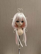 BJDドール用ウィッグ 8-9インチ MDD/kumako/DDサイズ通用 1/3 全2色 双子 球体関節人形 doll_画像2