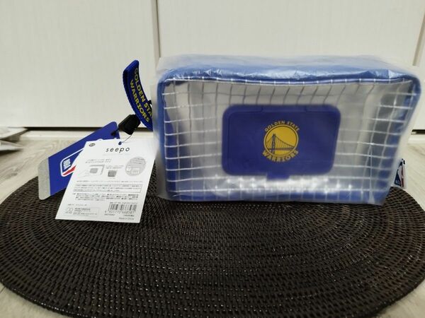 新品　NBA seepo シーポ　機能性ポーチ　ゴールデンステイト　ウォリアーズ　化粧ポーチ　修学旅行　小物入れ