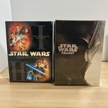 1円スタート STAR WARS スター・ウォーズ エピソード1 & 2 DVDダブルパック(欠品あり)/トリロジー DVD-BOX 4枚組 まとめてセット(6-3)_画像1