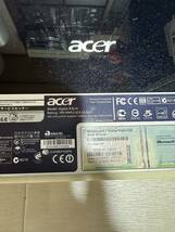 ◆中古現状品◆ Aspire R3610 デスクトップPC インテル Atomプロセッサー Windows 7 Home Premium PC 動作未確認_画像2