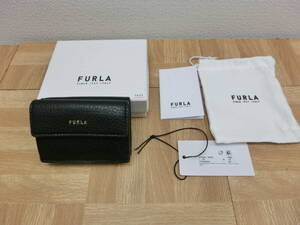 it/370896/2309/フルラ　FURLA　レザー　三つ折り財布　ミニ財布　PCY9UNO HSF000/ブラック/未使用品