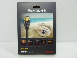 V5194tb 1円セール！ 未使用 audioquest オーディオクエスト 8K 10K HDMIケーブル PEARL48 3m PEA48G/3M