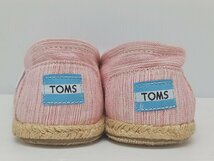 [16A-59-026-1] TOMS エスパドリーユ 381113 サイズ23.5cm レディース ピンク 中古_画像6