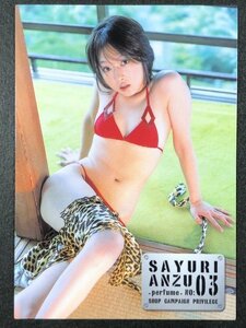 杏 さゆり　HIT'ｓ 2007　Shop Campaign 03　ショップカード　水着 グラビア アイドル トレカ トレーディングカード