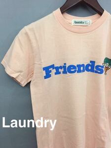 ランドリー 半袖プリントTシャツ バックプリント ロゴ メンズ SSサイズ Laundry ♪□