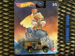 即決☆☆LAND ROVER DEFENDER 110 HARD TOP BATMAN バットマン　プレミアムモデル HOT WHEELS　