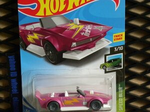 即決☆☆TRUCK MANGA SPEED BLUR カタカナPINK　ホットウィール Hot Wheels