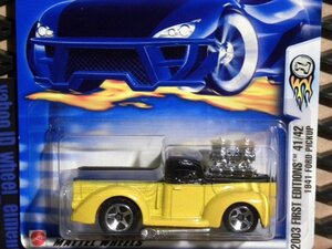 即決☆☆1941 FORD PICKUP　ホットウィール Hot Wheels