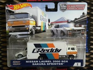 即決☆☆NISSAN LAUREL 2000 SGX SAKURA SPRINTER 日産　ローレル 2000 SGX ハコスカ　 チームトランスポート プレミアムモデル