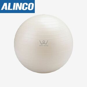 ALINCO《即決・送料無料》◆エクササイズボール（65cm／ホワイト）◆アルインコ 大型バランスボール