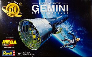  Gemini Space Capsule 60 anniversary commemoration 1/24 America Revell 