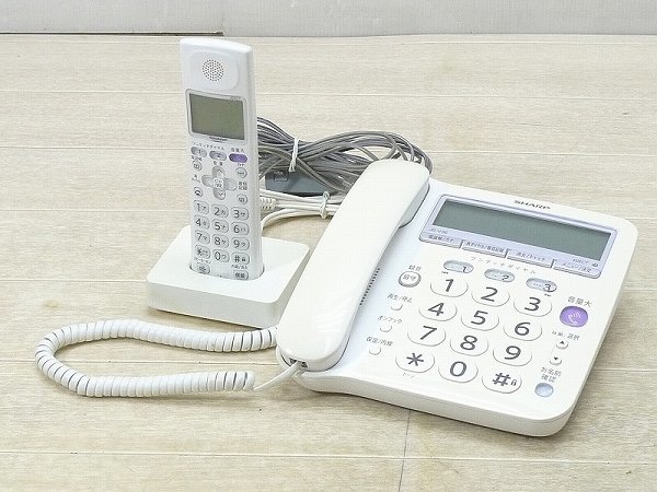 2023年最新】ヤフオク! -電話機 コードレス シャープの中古品・新品