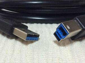 USB3.0対応ケーブル3ｍ　Aオス-Bオス エレコムUSB3-AB30BK/RS 