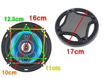 16cm コアキシャル 2way スピーカー 【TP-1671】 アルミドームツイーター搭載 カースピーカー 車載 カーオーディオ カー用品_画像5