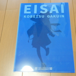 ●非売品・レア 英才個別学院クリアファイル-EISAI KOBETSU BAKUINの画像2