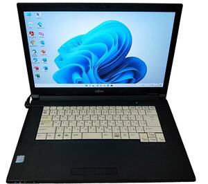 ★【驚速 FUJISTU A576/N i5-6300U 2.40GHz x4+8GB+SSD240GB 15.6インチノートPC】Win11+Office2021/1920x1080/WEBカメラ■D091421