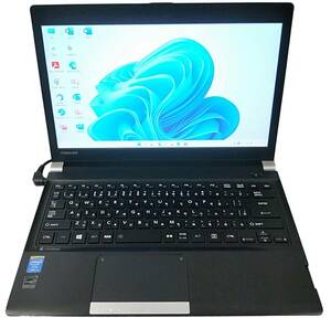 ★【驚速 TOSHIBA R734/K i3-4000M 2.4GHz x4+4GB+SSD120GB 13.3インチノートPC】Win11+Office2021/USB3.0/HDMI■D092018