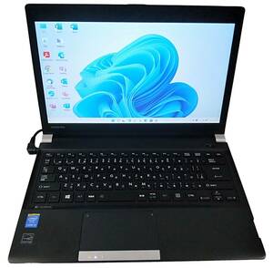 ★【驚速 TOSHIBA R734/M i3-4100M 2.5GHz x4+4GB+SSD120GB 13.3インチノートPC】Win11+Office2021/USB3.0/HDMI■D092006