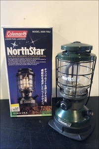 【送料無料】東京)◇Coleman コールマン NORTH STAR ノーススター 2000-750J 99年11月製 ホワイトガソリンランタン 電池液漏れ