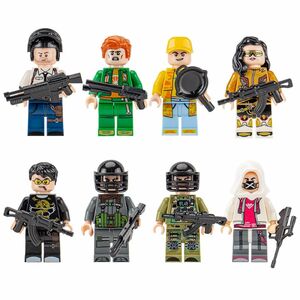 兵士8体セット　LEGOレゴ互換　ミニフィグ