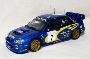 Autoart 1/18 スバルインプレッサ WRC モンテカルロ 2003 #7