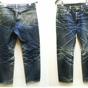 ◇即決[W34]サンプル級の鬼ヒゲ サムライジーンズ S710XX24oz-II S710XX 24oz-2 極 タイトストレート SAMURAI JEANS デニム パンツ■R61の画像1