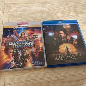 映画 Blu-ray+DVD/ガーディアンズオブギャラクシーリミックス MovieNEX アイアンマン2 ブルーレイ&DVDセット