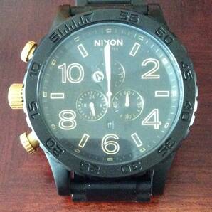 NIXON ニクソン 腕時計 THE 51-30 CHRONO BLACK GOLD [並行輸入品]の画像1