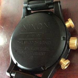 NIXON ニクソン 腕時計 THE 51-30 CHRONO BLACK GOLD [並行輸入品]の画像6