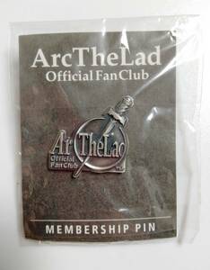 アークザラッド ArcTheLad オフィシャルファンクラブ メンバーシップ ピンズ ピンバッジ 未開封 ★