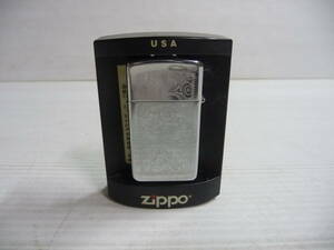 ■美品 Zippo ジッポ オイルライター ペイズリー柄　ケース付■