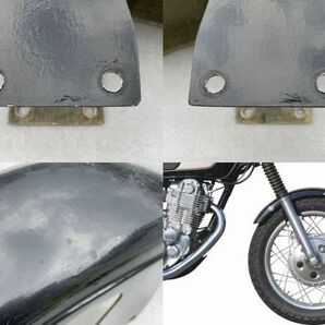 SR400 FI SR500 K＆H フロント フェンダー フラットタイプ FRP 黒ゲルコート ショート スリム カスタム 交換用 RH16J RH03J RH01J 1JR 1JNの画像10