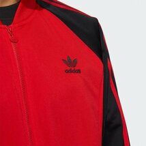 アディダス adidas トラックジャケット HR3448 赤 黒 メンズ アウター ジャージ オリジナルス adidas Originals トリコット 表記サイズM_画像6