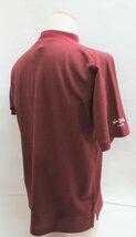 新品★チャンピオン★Champion★C3-XG308 モックネックシャツ 23SS★半袖 UVカット 速乾★2023 春夏★【950】ディープレッド★L_画像2