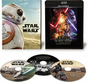 新品/3枚組★スター・ウォーズ/フォースの覚醒★MovieNEX初回限定3枚組版ブルーレイ+DVD【監督：J.J.エイブラムス】●ハリソン・フォード●