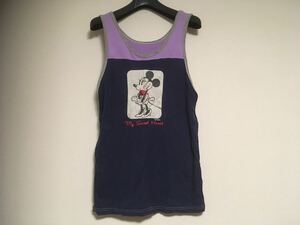 ヴィンテージVINTAGEタンクトップ、ランニングシャツ（Disney ミニープリント）