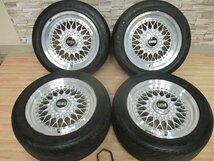 即納 希少 当時物 BBS RS RS020 RS027 16インチ 5H120.65 7.5J+30 8.5J+30 中古 225/50R16 245/45R16 ジャガー BBSキャップレンチ付き_画像1