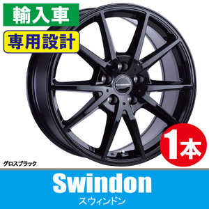 4本で条件付送料無料 MINI専用 1本価格 ユーロデザイン スウィンドン GB 18inch 5H112 7.5J+45 ミニ(F55/F56/F57 クロスオーバー(F60)