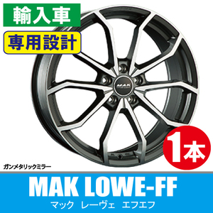 4本で条件付送料無料 専用 1本価格 MAK レーヴェFF GM 18inch 5H112 8J+30 VW パサート(3B)