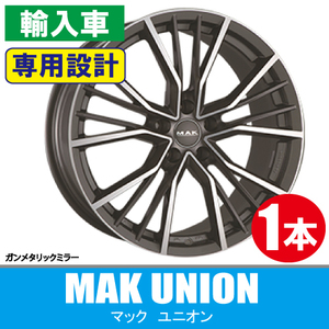 4本で条件付送料無料 アウディ専用 1本価格 MAK ユニオン GM 20inch 5H112 9J+38 E-tron(GE)