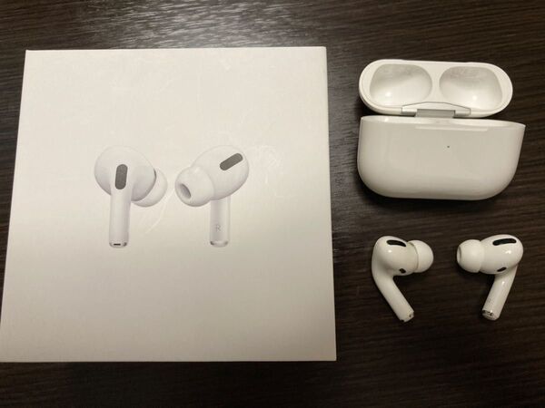 【美品】AirPodsPro Apple正規品 ワイヤレス ノイズキャンセリング