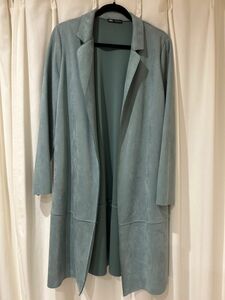 ZARA ザラ　ベロア　ロングコート　アウター