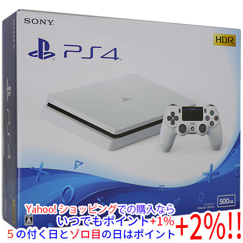 PlayStation 4 グレイシャー・ホワイト 500GB CUH-2100A 分解歴なし