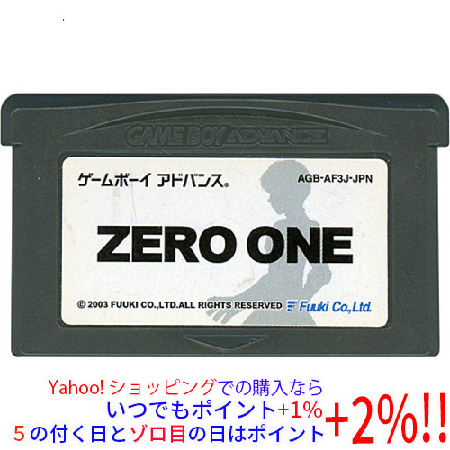 ZERO ONE GBAの値段と価格推移は?|1件の売買データからZERO ONE GBA