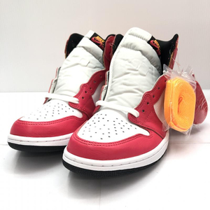 【中古】NIKE AIR JORDAN 1 HIGH OG/LIGHT FUSION RED サイズ28.5cm 555088-603 ナイキ エアジョーダンワン[240091324217]