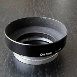 Canon キヤノンLマウントレンズ用純正フード 50ミリF1.8/35ミリF2.8 美品の画像1
